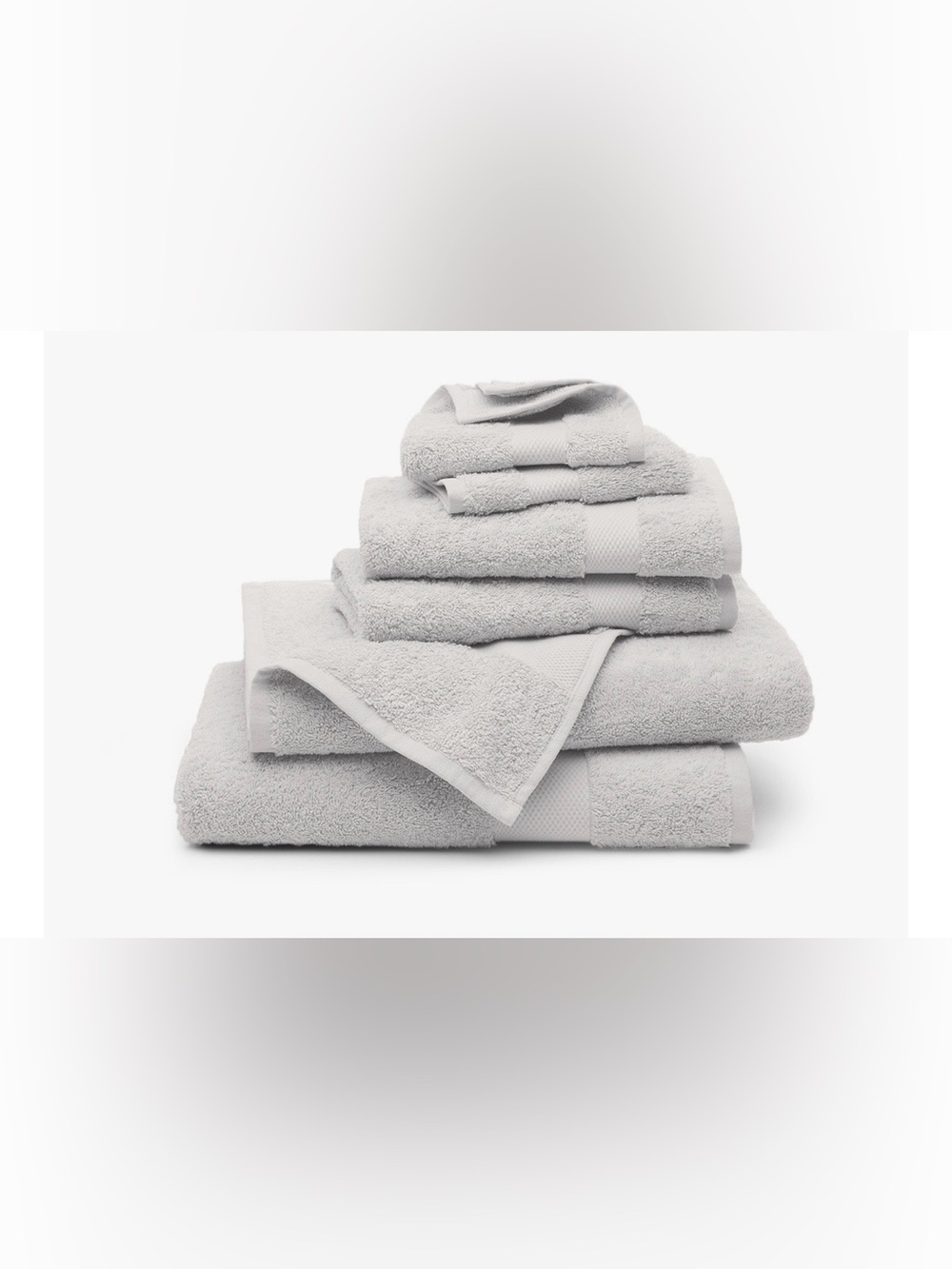 NWT Boll & Branch Plush Bath Towel Set new new new color pewter